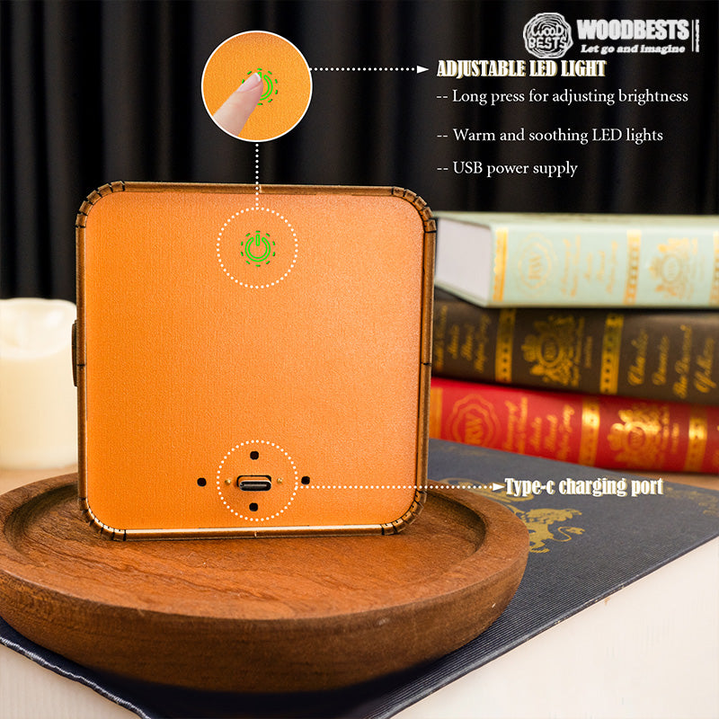 Casa di Natale 3D con Illuminazione - Luce LED Calda e Decorazione Unica