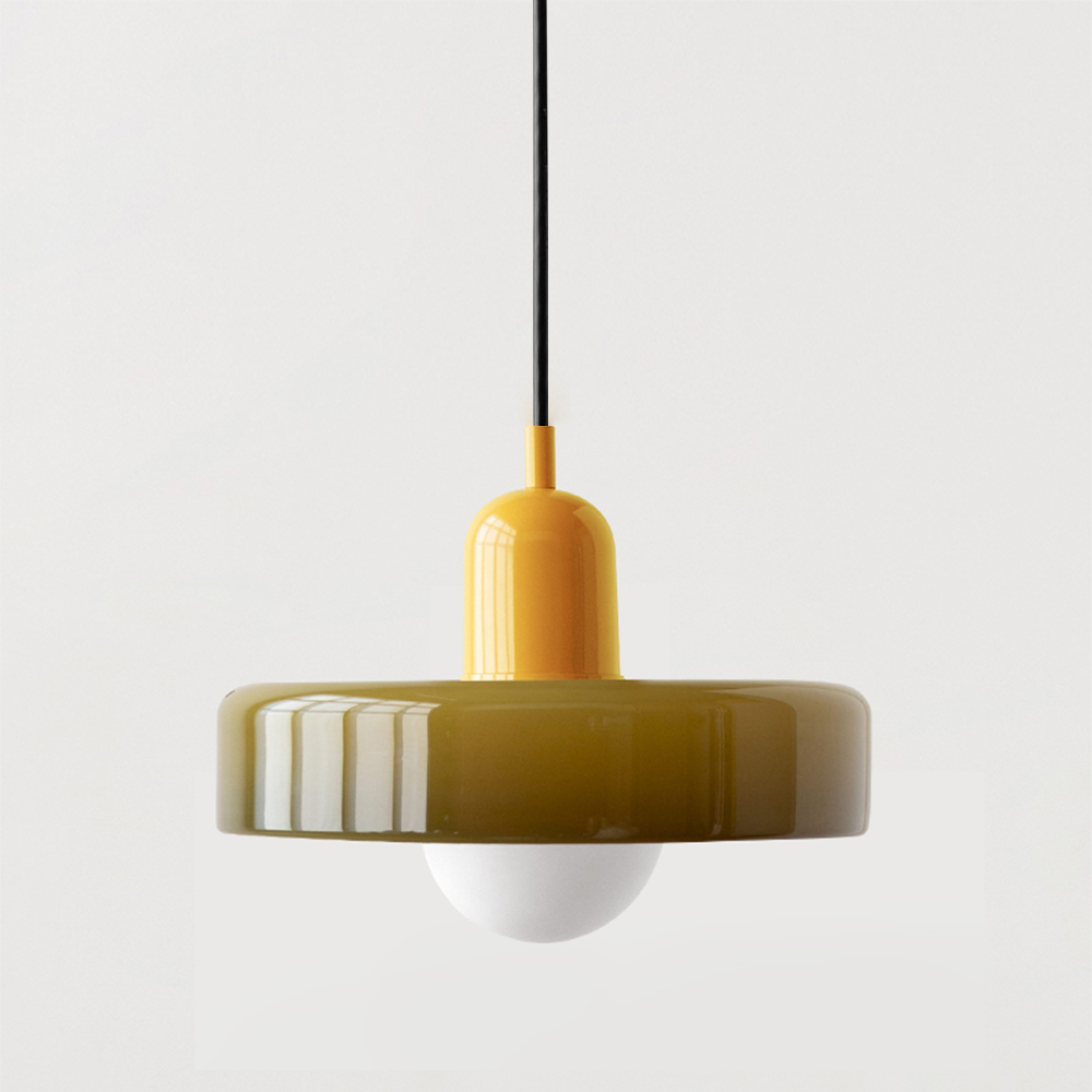 ColorLoop Pendant – Lampada a sospensione artistica in stile Bauhaus con luce calda