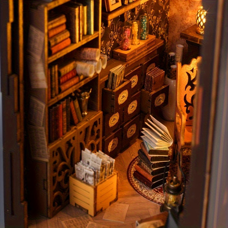 Magico Libreria – Puzzle 3D in Legno per Costruttori Creativi