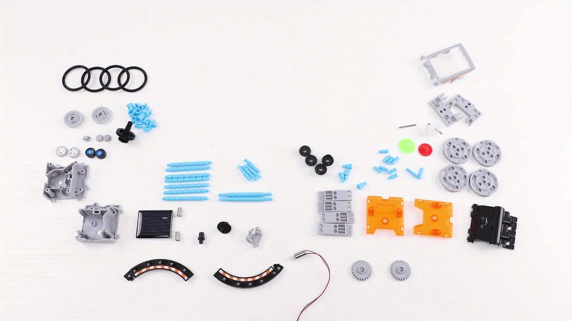 Solar Robo Builder - Giocattolo educativo da costruzione 12-in-1 con energia solare