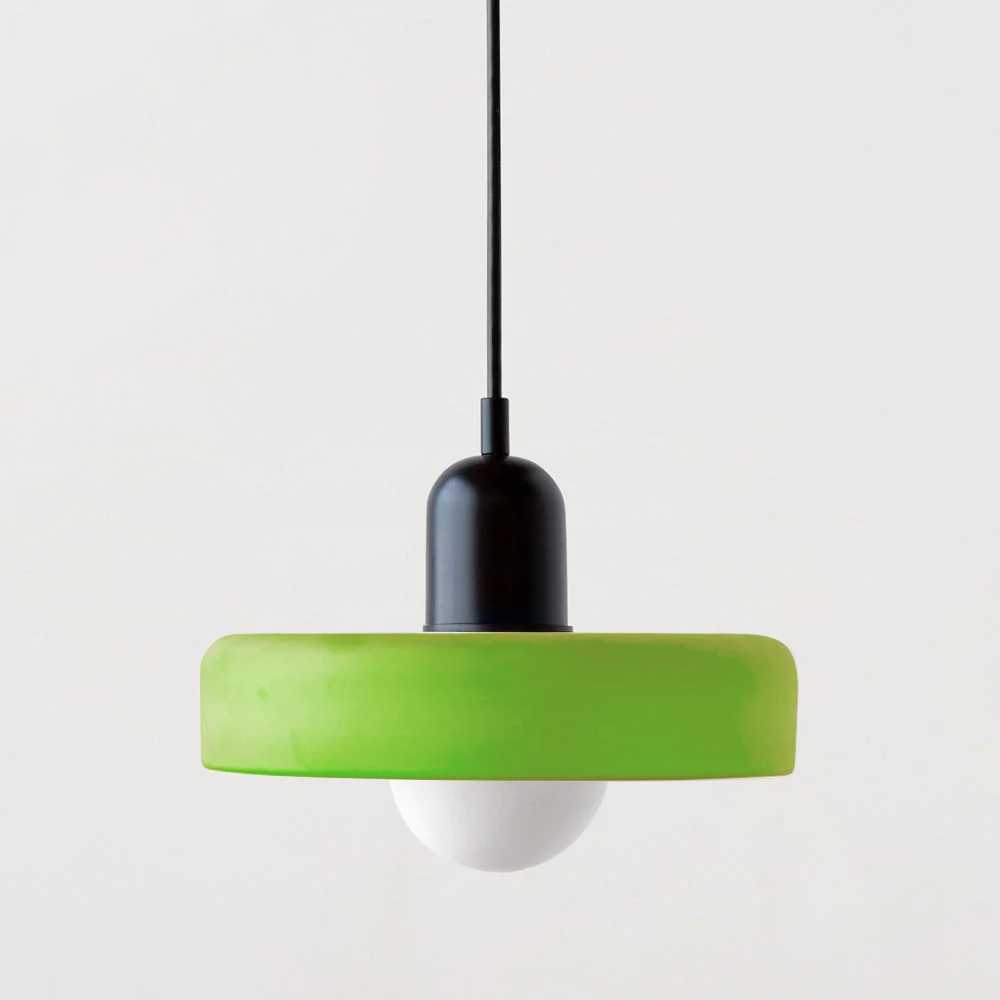 ColorLoop Pendant – Lampada a sospensione artistica in stile Bauhaus con luce calda