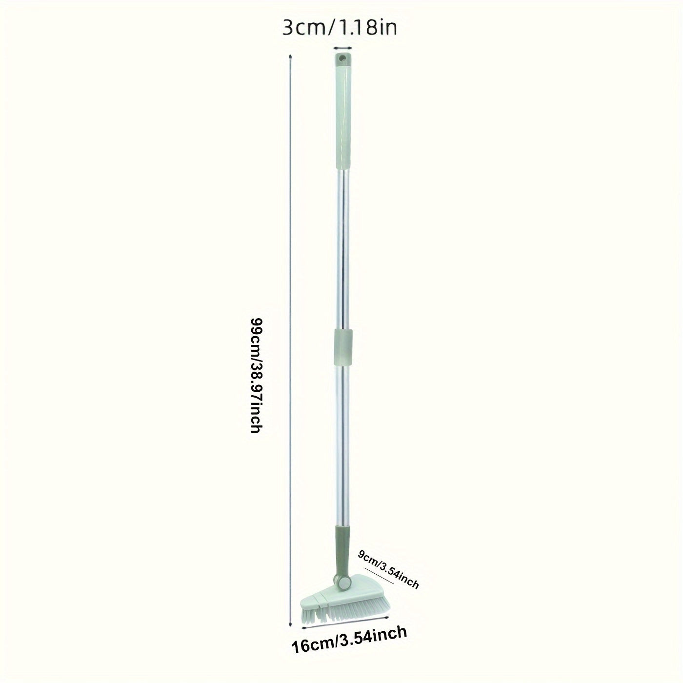 Spazzola per Pavimenti con Manico Estensibile – Pulizia Efficiente ed Ergonomica Senza Sforzo