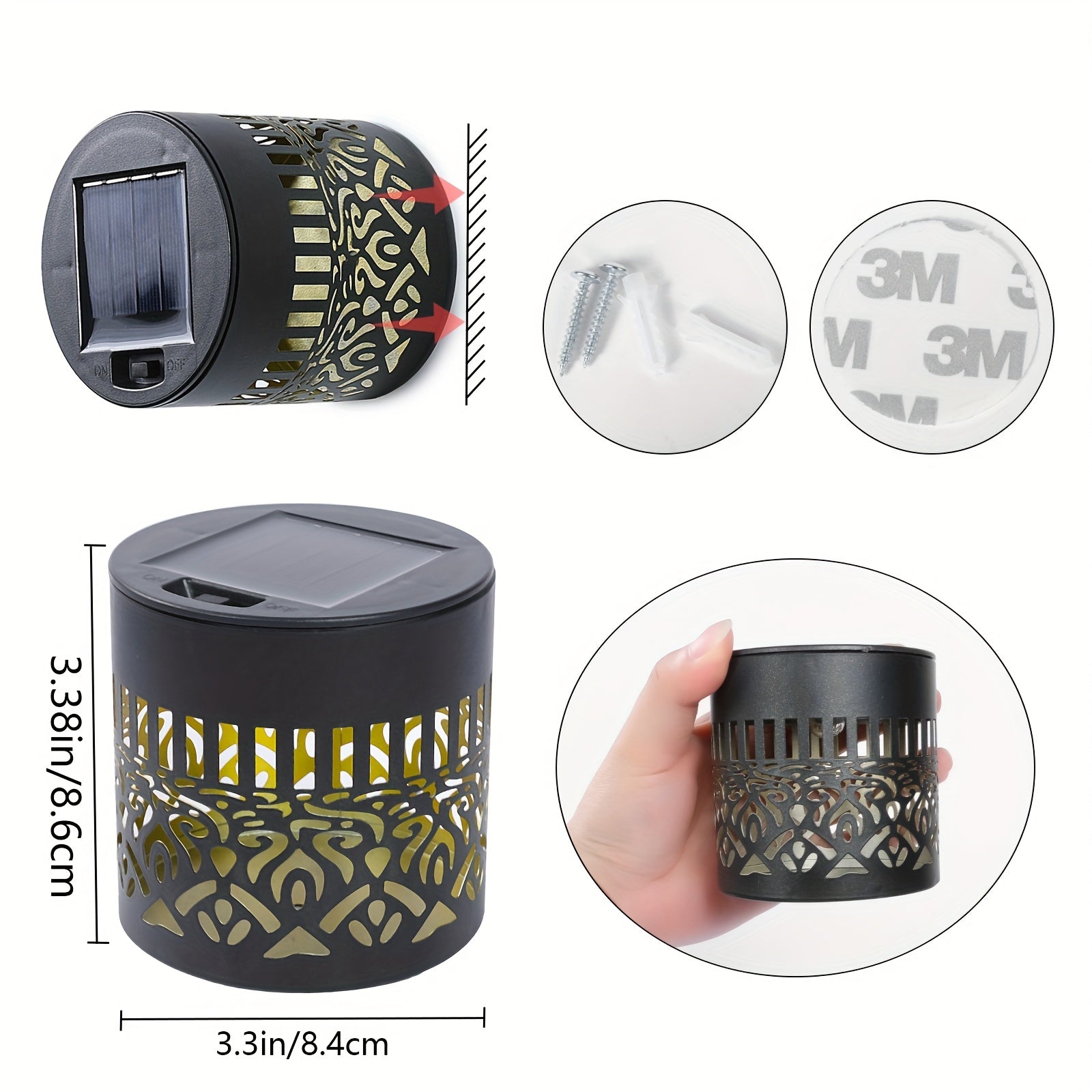 SolarGlow Duo Illuminazione da Esterno – Elegante e Resistente alle Intemperie