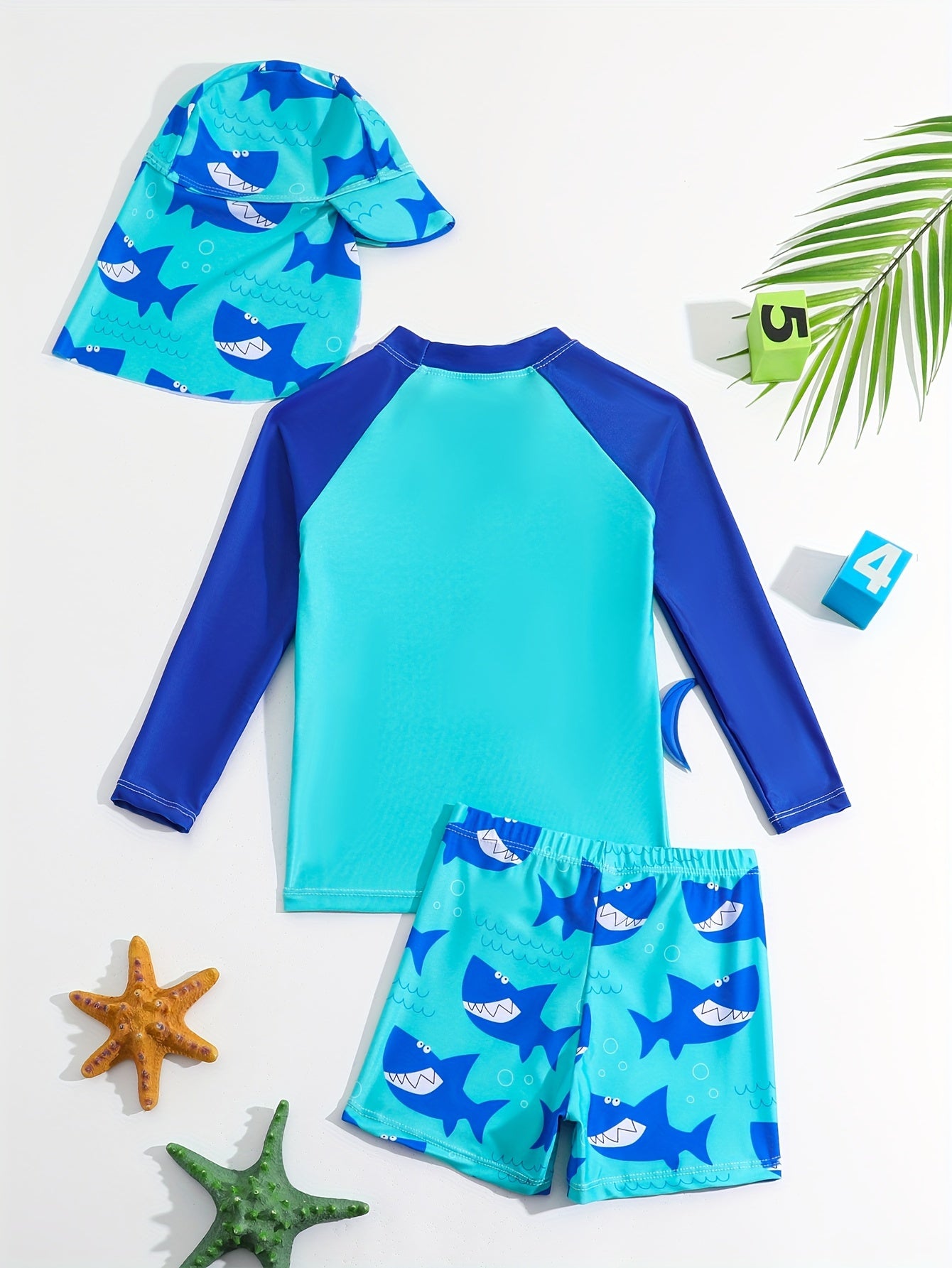 Set da Bagno 3 Pezzi per Ragazzi – Confortevole e Protettivo al Sole