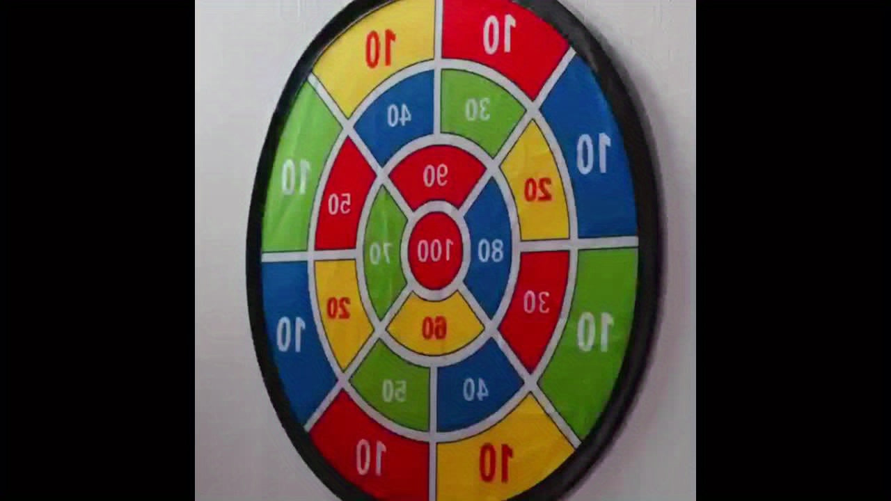 Set di Palle Appiccicose per Dardi - Gioco Interattivo per Famiglie con Dartboard per Interni ed Esterni