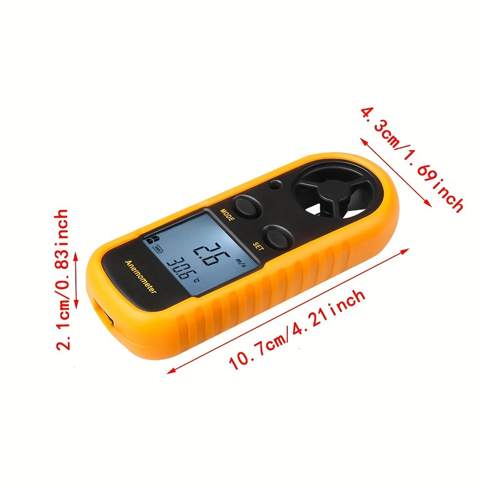 Anemometro Digitale Compatto – Portatile e Preciso per Misurazioni all'Aperto
