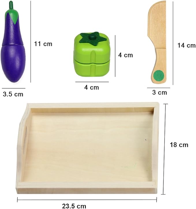 Set di Taglio Piccolo Chef - Sicuro e Istruttivo