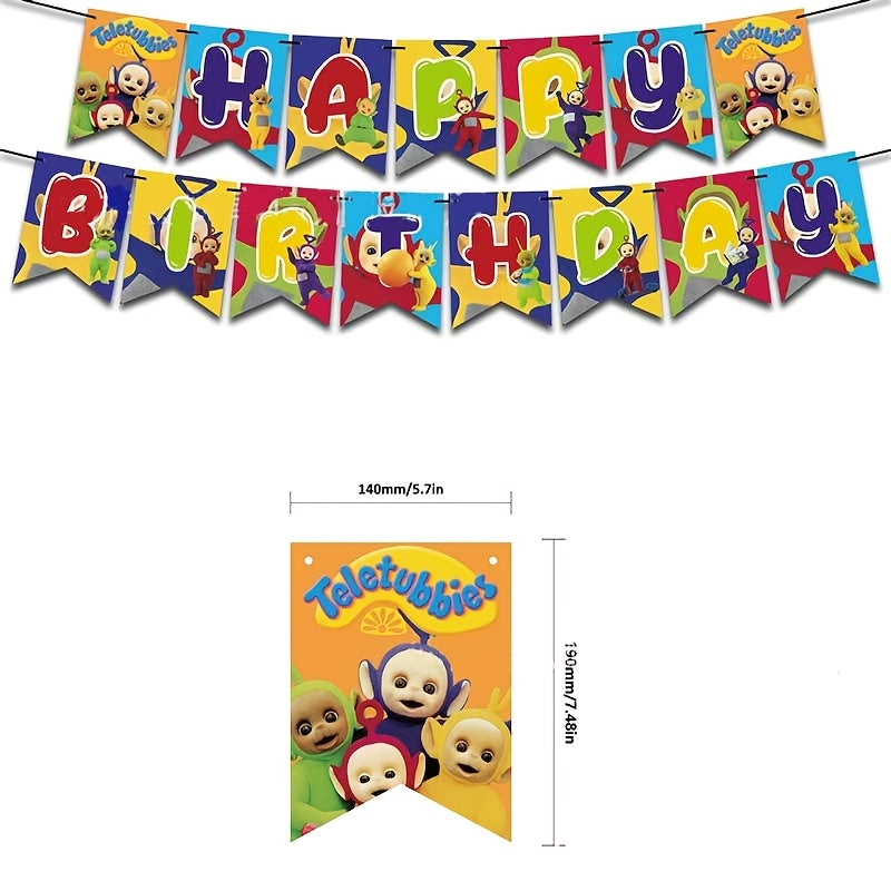 Set di Compleanno Teletubbies – Decorazione Completa per una Festa Allegra