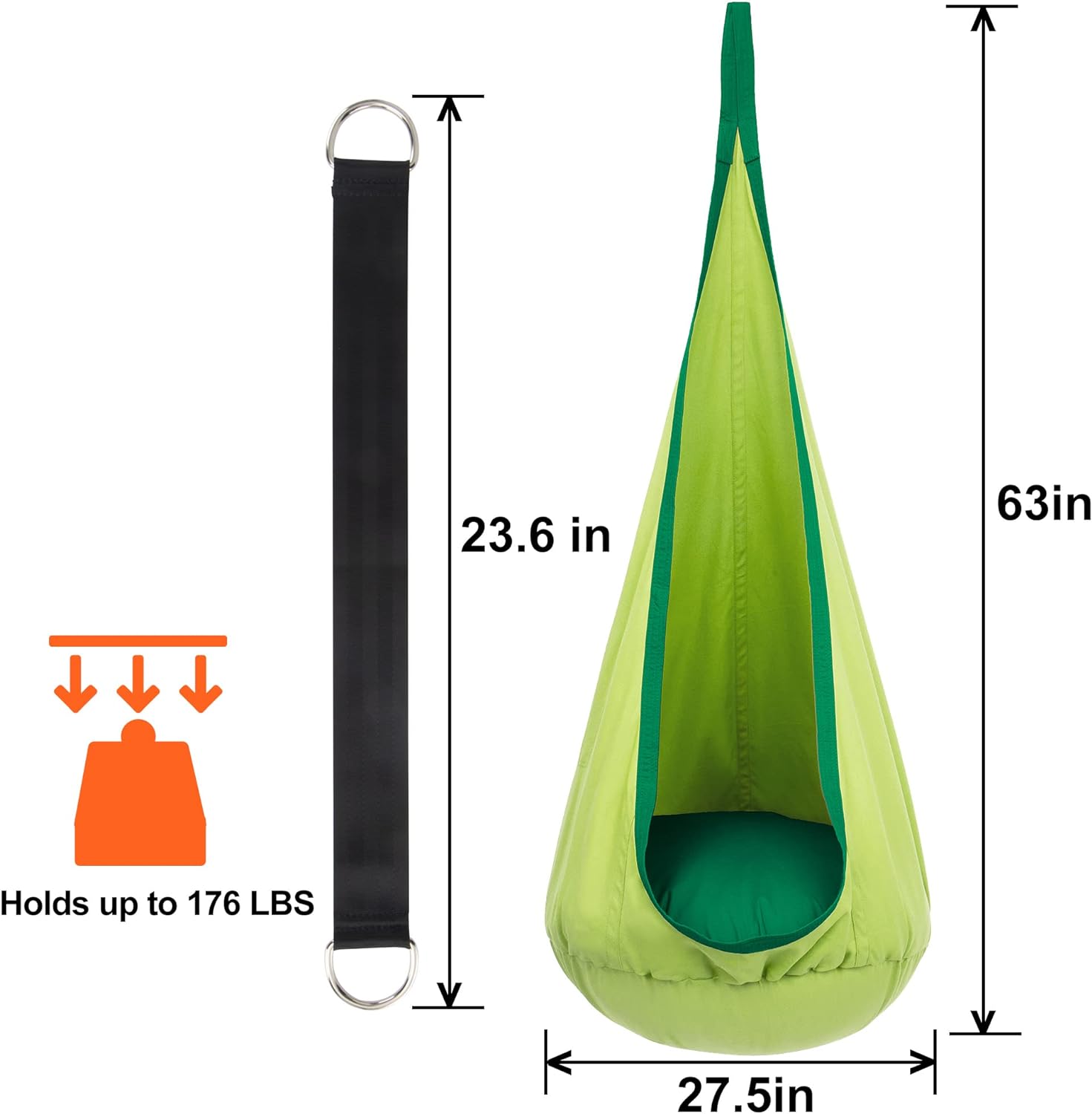 Sedia a Dondolo Comfort – Design Rilassante e Giocoso