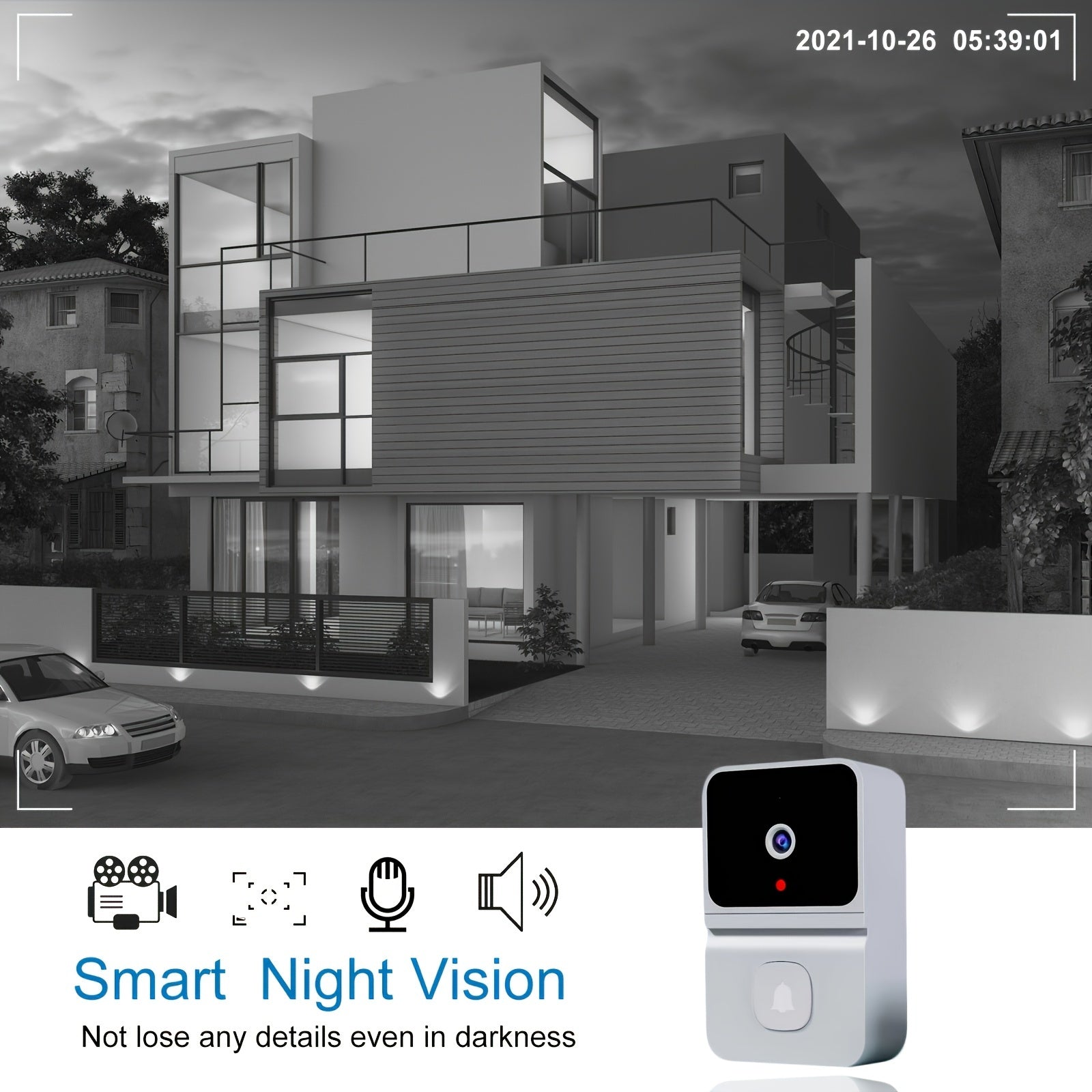 VisioBell Smart Campanello - Sicurezza e Comfort con Video HD e Comunicazione Bidirezionale