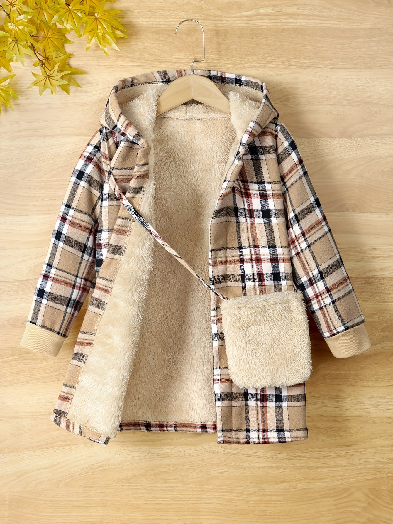 Giacca Fleece a Quadri per Bambini - Calda e Stilosamente per l'Inverno