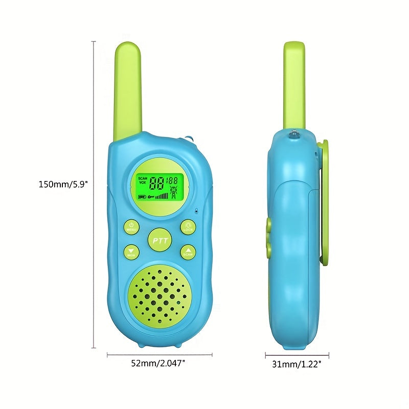 Walkie Talkie per Bambini - Lungo Raggio e Torcia per Avventure