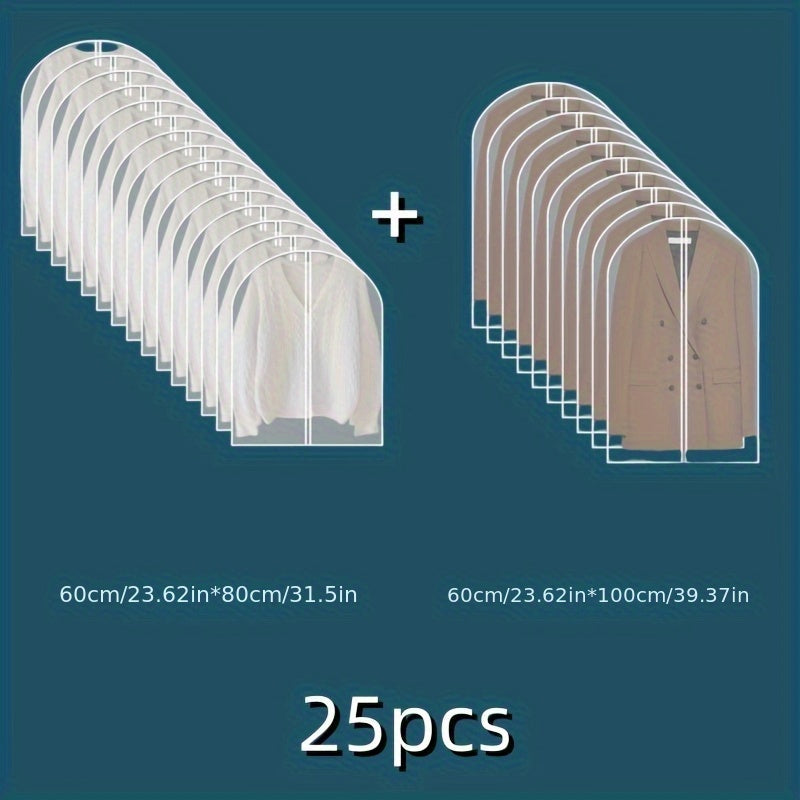 Set di Sacchi per Abbigliamento ClearGuard – Pratici e Protettivi