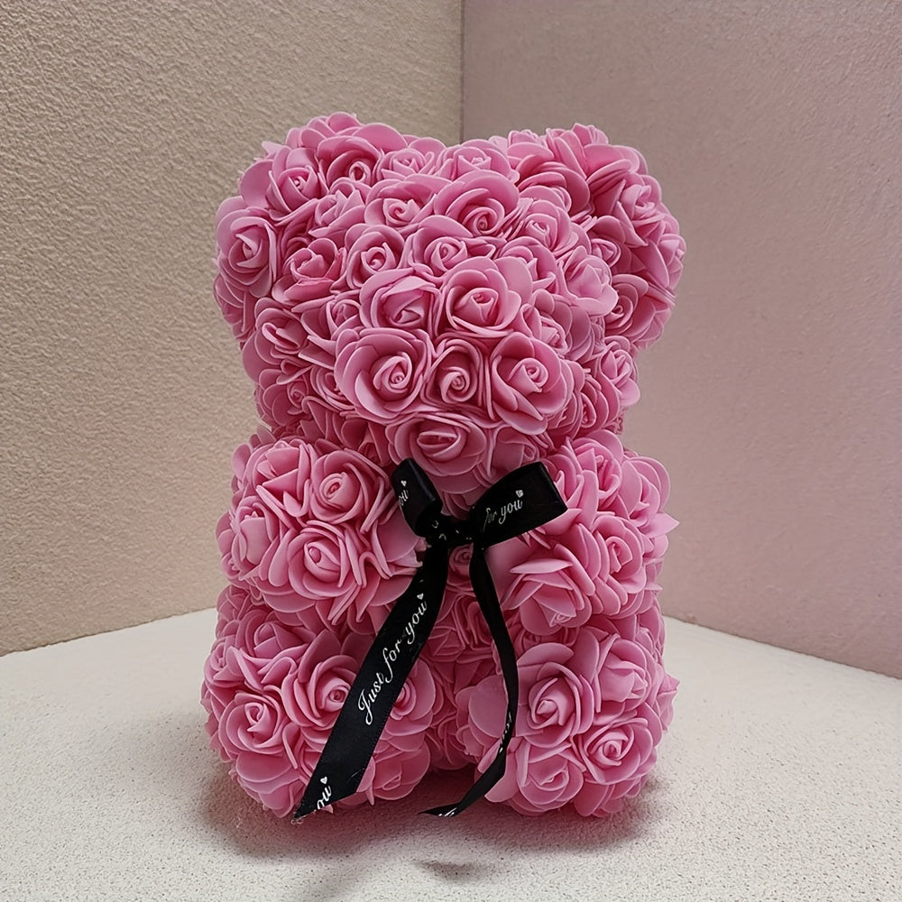 Orso di Rose di Lusso per San Valentino - Un Regalo Carino e Romantico per il Tuo Amore