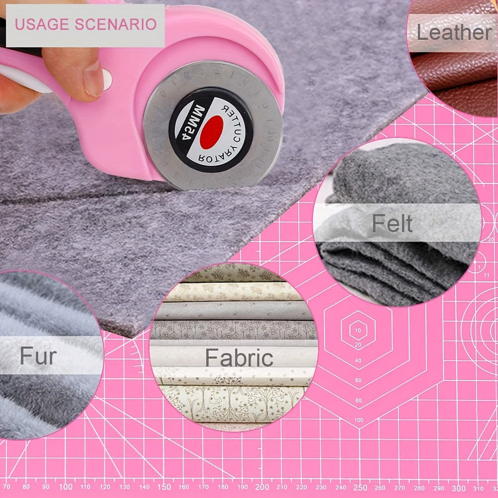 Set di Cutter Rotante – Ideale per Cucire, Quilting e Progetti Fai-da-Te