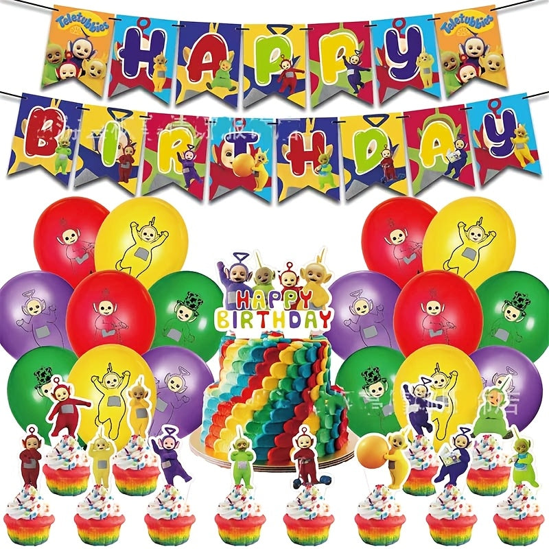 Set di Compleanno Teletubbies – Decorazione Completa per una Festa Allegra