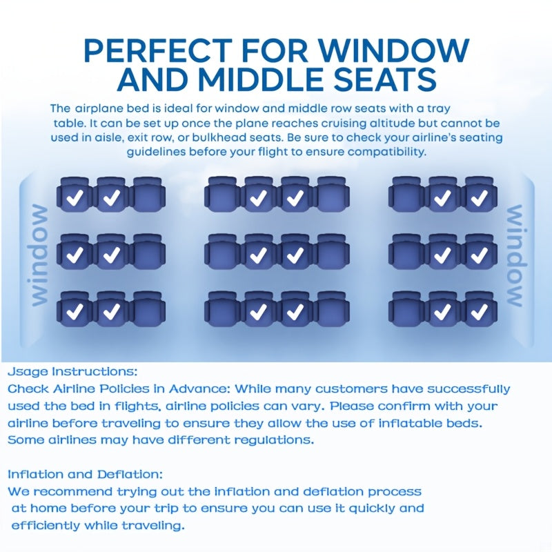 AirRest Letto da Viaggio Gonfiabile – Dormire in Sicurezza e Comfort