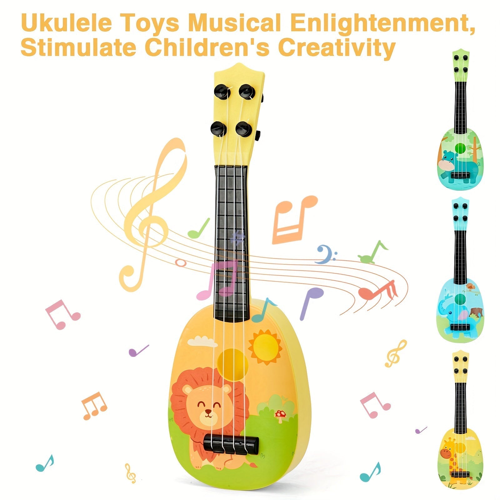 Ukulele Carino per Bambini – Gioco Musicale Allegro e Colorato per Principianti