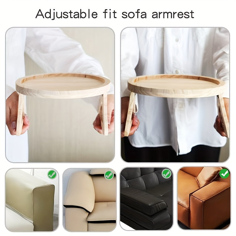 Vassoio Pieghevole in Bambù – Compatto e Pratico per Divano e Letto