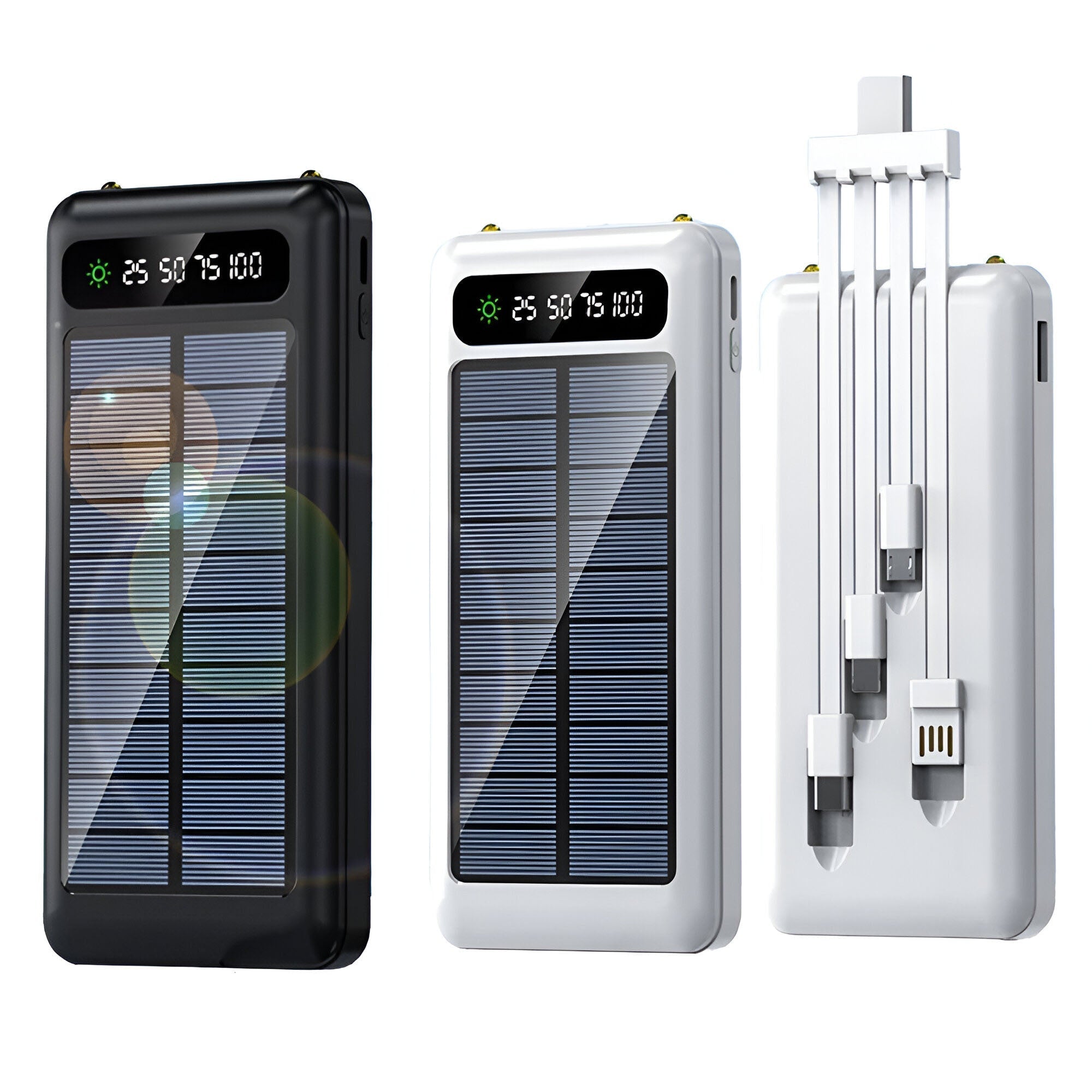 Powerbank Solare ad Alta Capacità 20.000mAh – Ricarica Veloce e Doppia