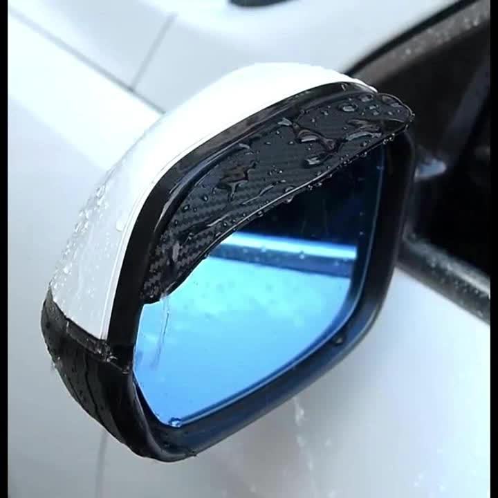 Paraspruzzi Universale in PVC per Specchietti Retrovisori – Resistente all'Acqua e alla Neve