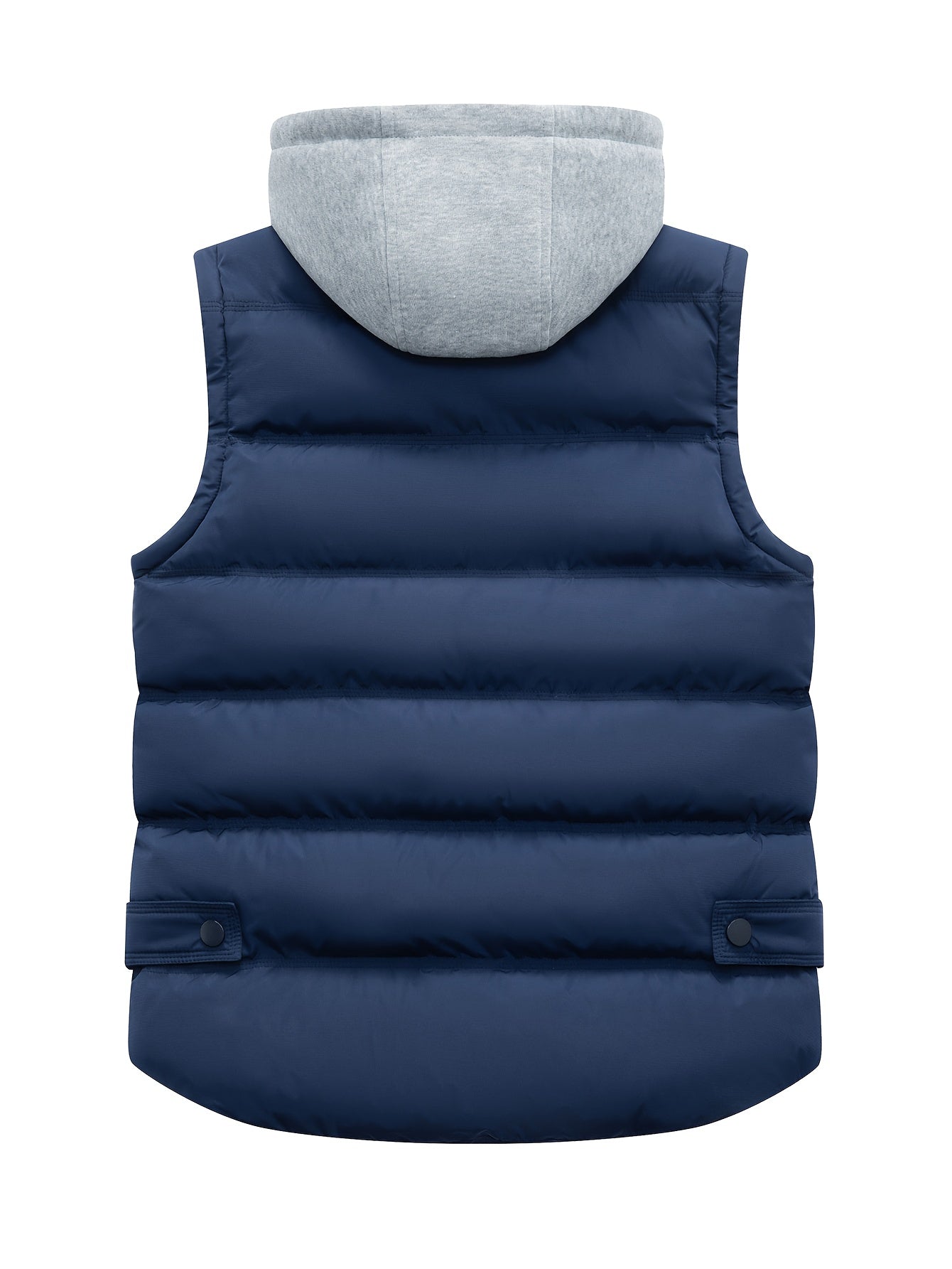 Gilet Donna Imbottito con Cappuccio – Giacca Invernale Elegante e Calda Senza Maniche