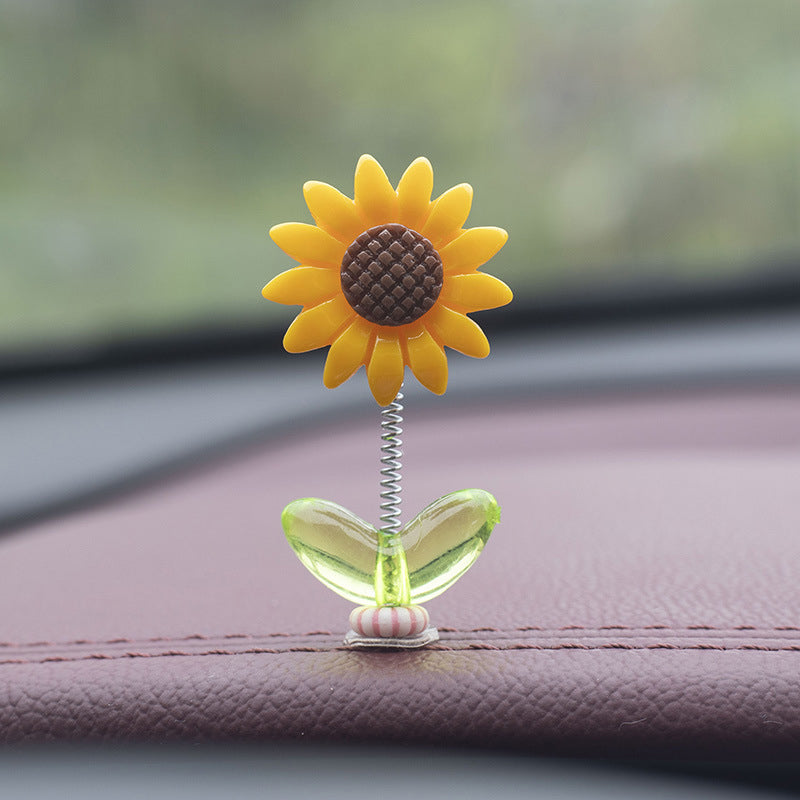 SunnyRide - Delizioso ornamento auto a girasole