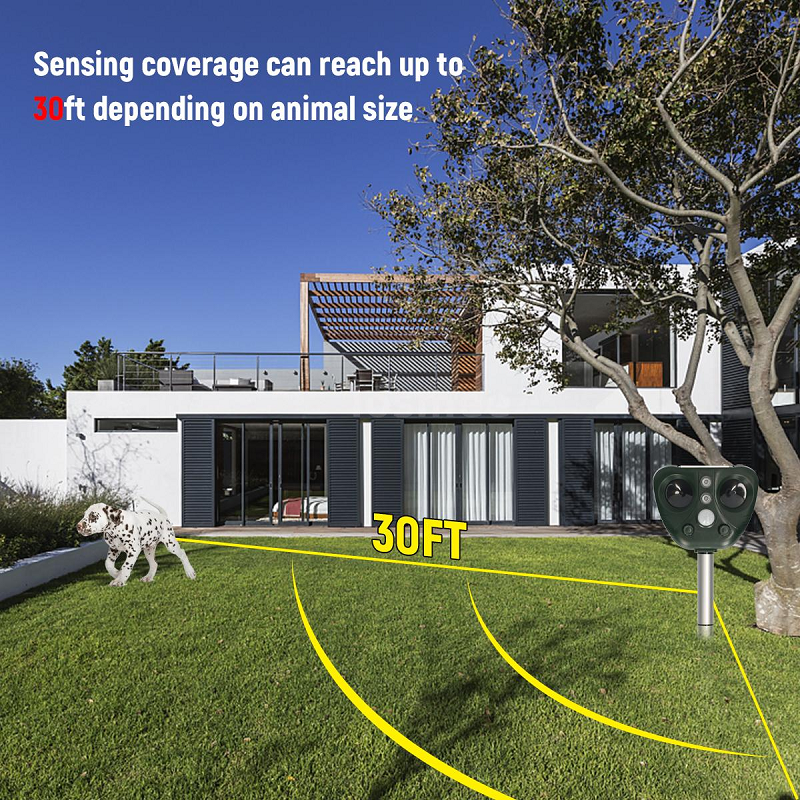 Dispositivo Scaccia Uccelli Ultrasuoni Solare – Senza Fili e Resistente alle Intemperie per Esterni