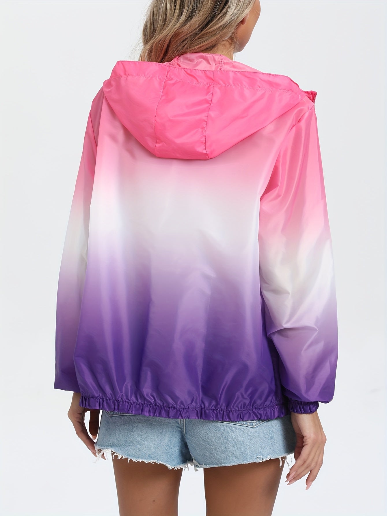 Giacca Estiva Leggera con Cappuccio per Donne – Traspirante e Protettiva per Attività all'Aperto