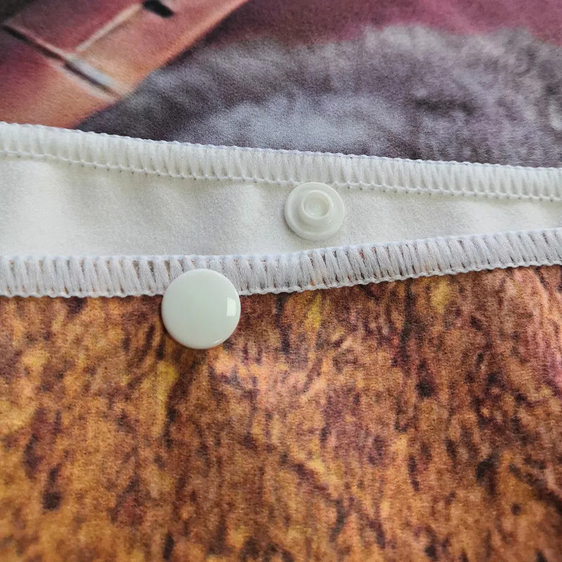 Stitch Microfibra Accappatoio con Cappuccio – Asciugatura Rapida e Adatto per Interni ed Esterni