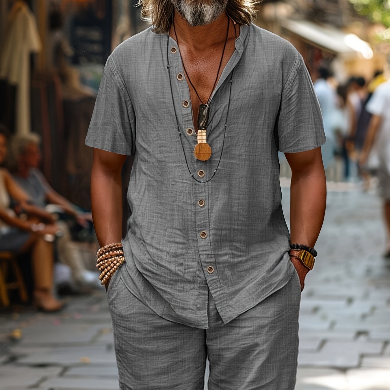 Set in Lino Breeze – Comfort Estivo ed Eleganza Casual