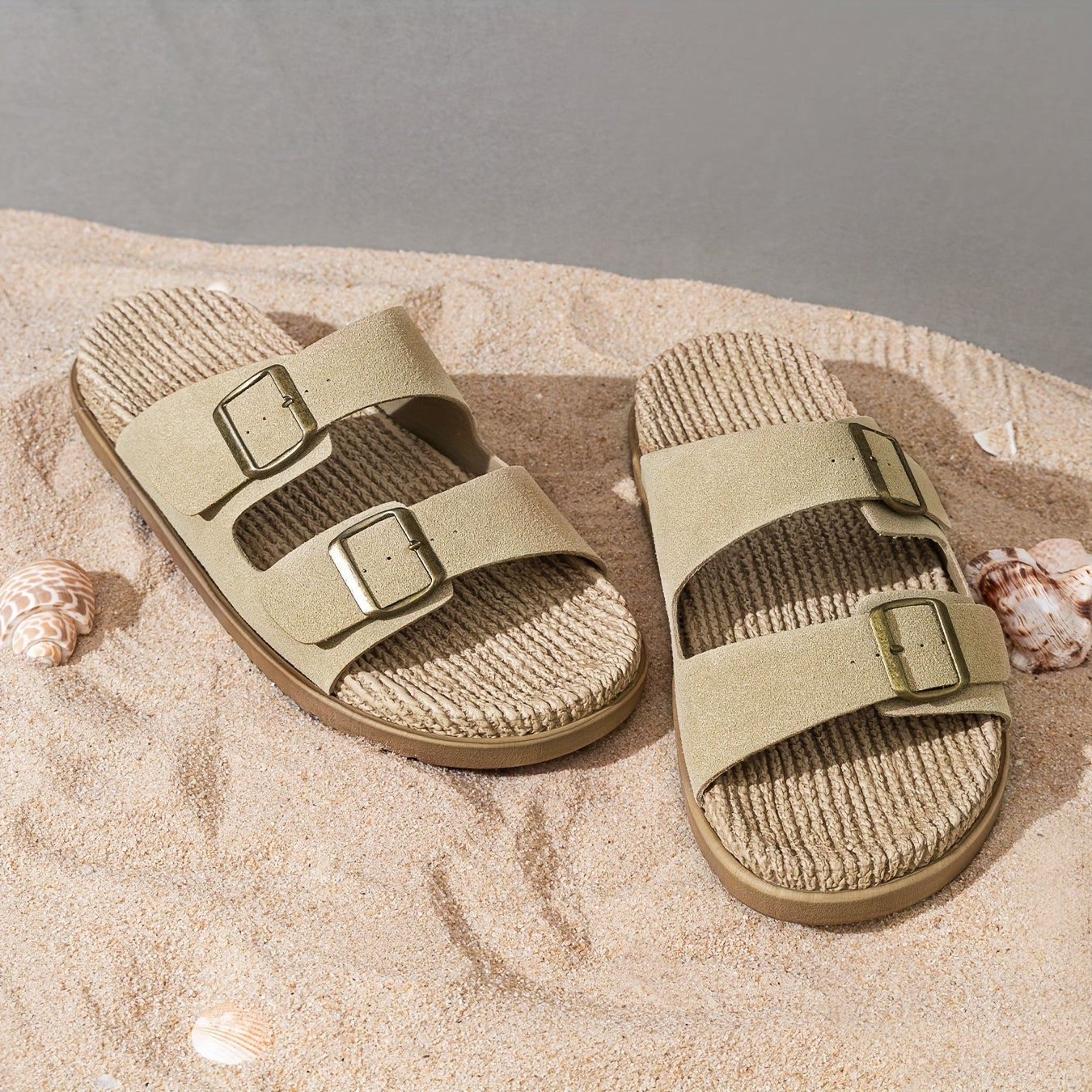 Infradito Eleganti da Uomo – Traspiranti con Cinghie Regolabili e Suola Antiscivolo