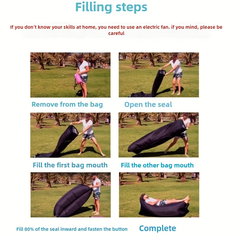 Panca Gonfiabile da Esterno – Comfort e Facilità per Ogni Avventura