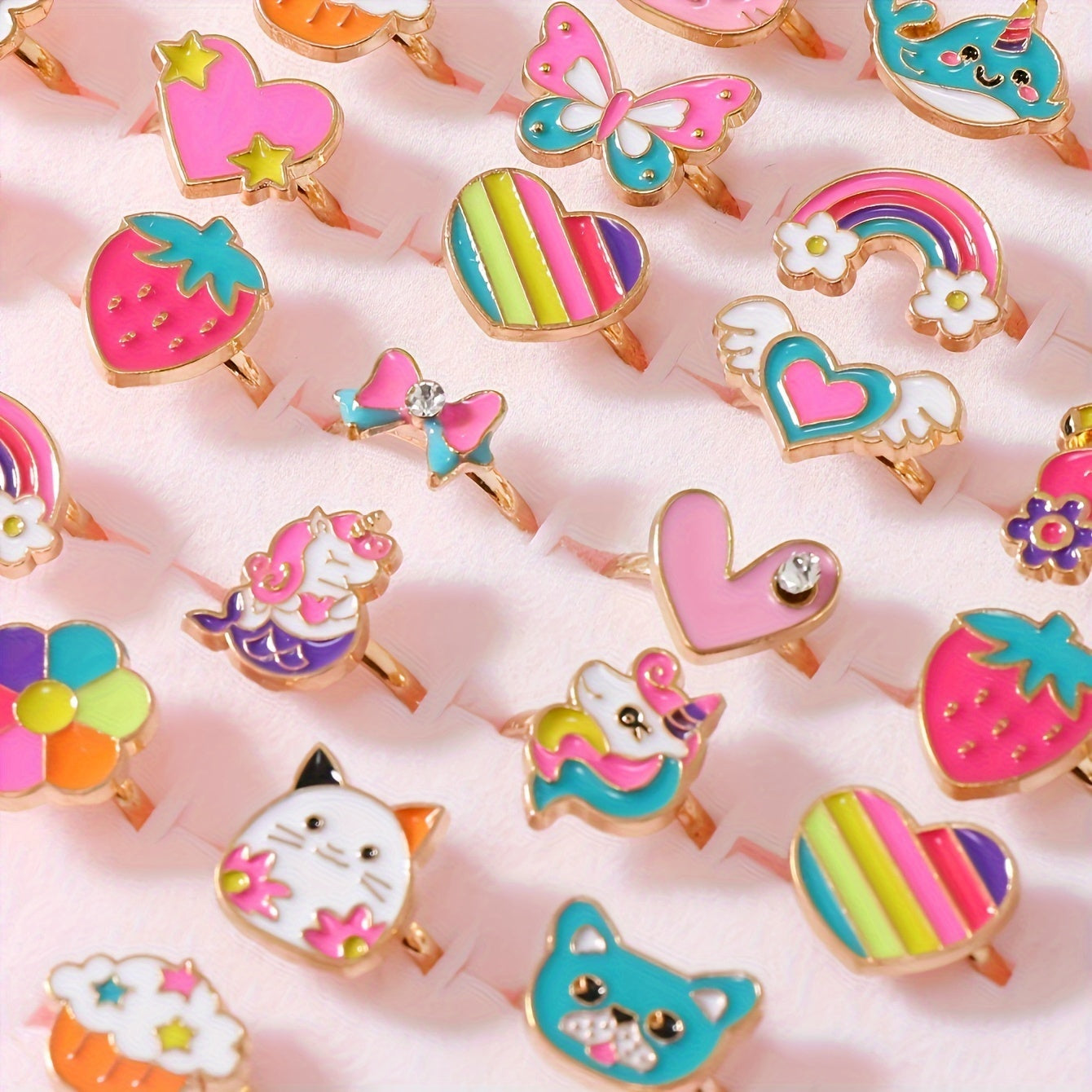 Set di Anelli da Principessa - Per Bambine Creative