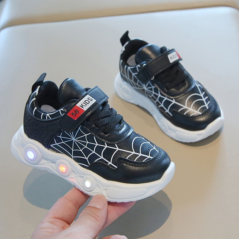 Scarpe LED Spider-Net - Per Bambini Avventurosi