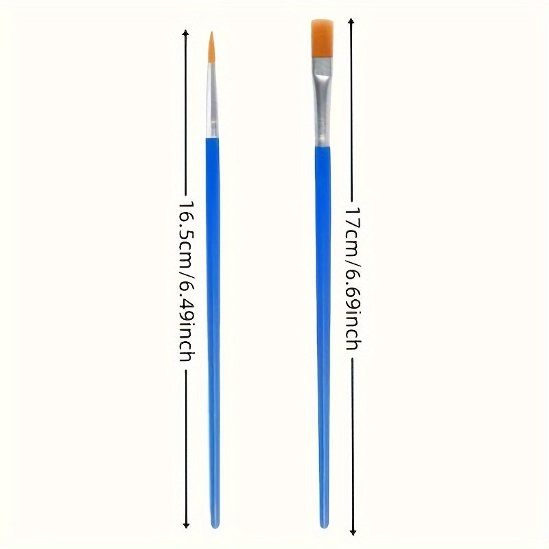 Set di Pennelli Professionali – Adatto per Pittura ad Olio, Acrilico e Acquerello