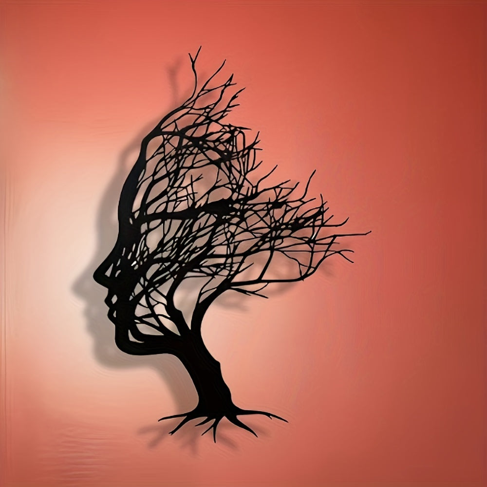 Decorazione Murale Donna Ramo - Eleganza e Arte nel Tuo Interno