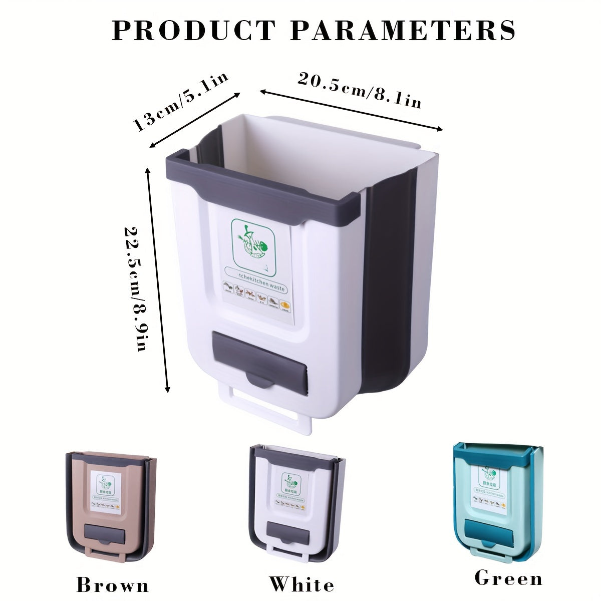 Cestino da Cucina Pieghevole - Per una Gestione Intelligente dei Rifiuti in Ogni Cucina