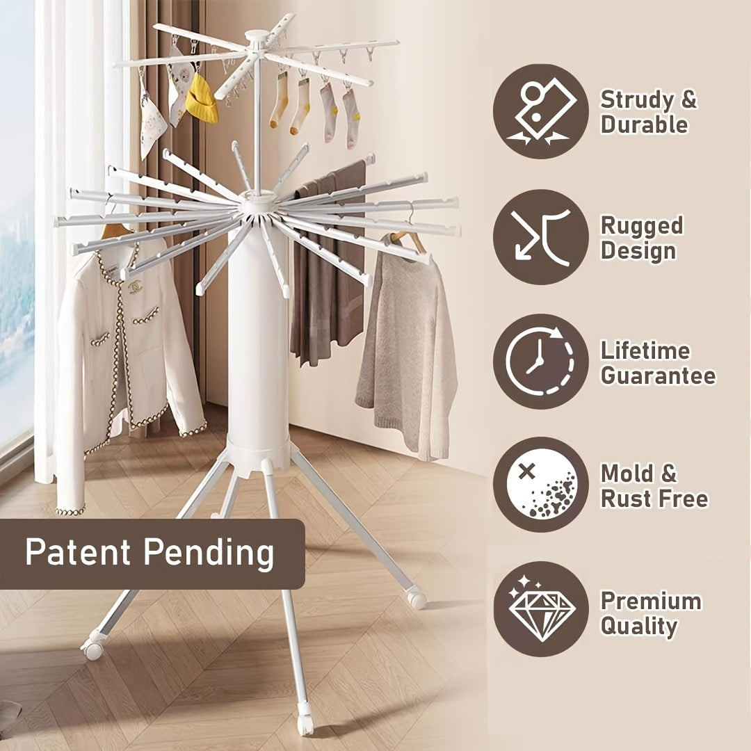 Stendibiancheria a Forma di Polpo Cilindrico – Portatile e Espandibile