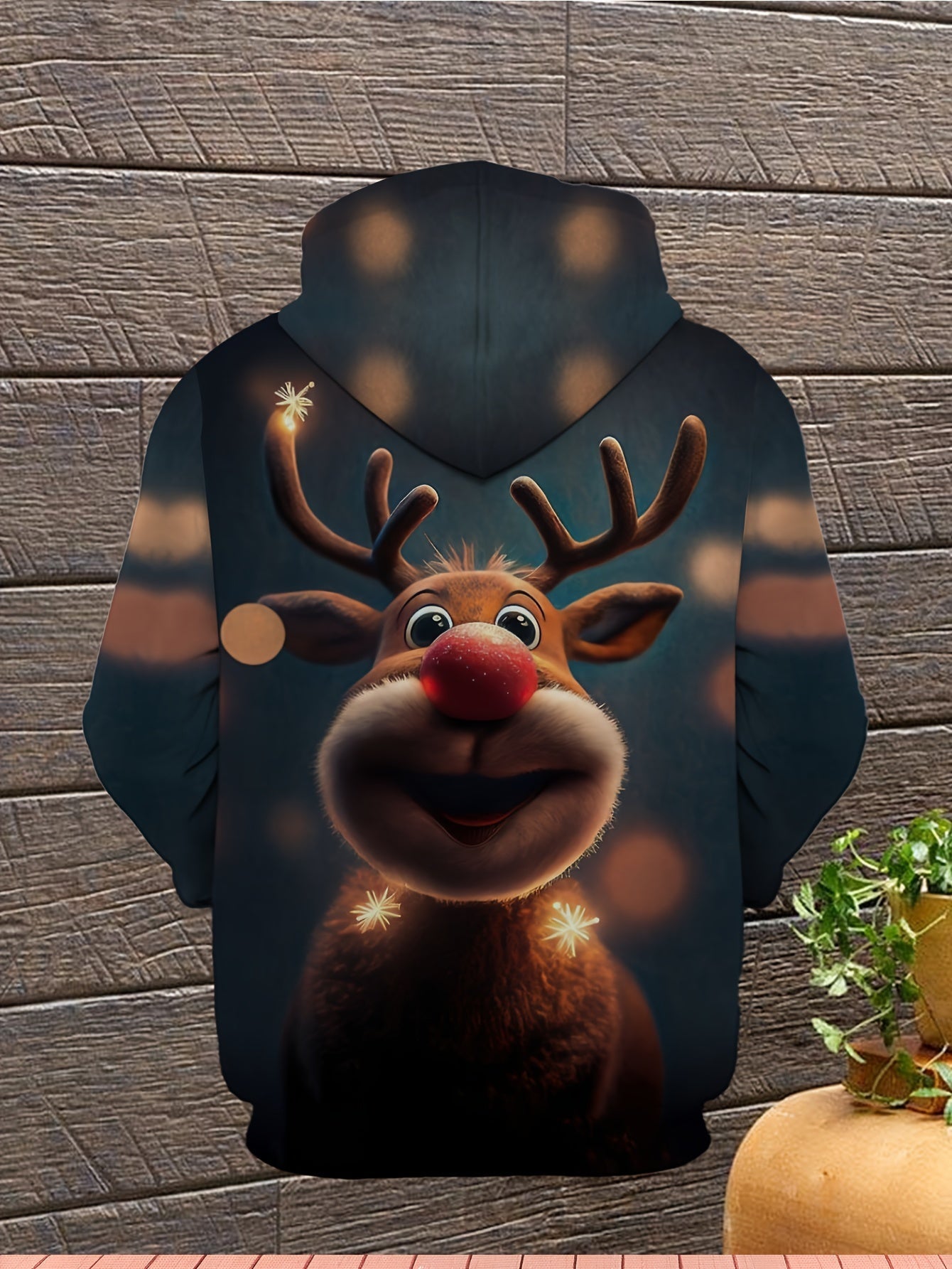 Felpa Festiva di Rudolph – Confortevole e Allegra