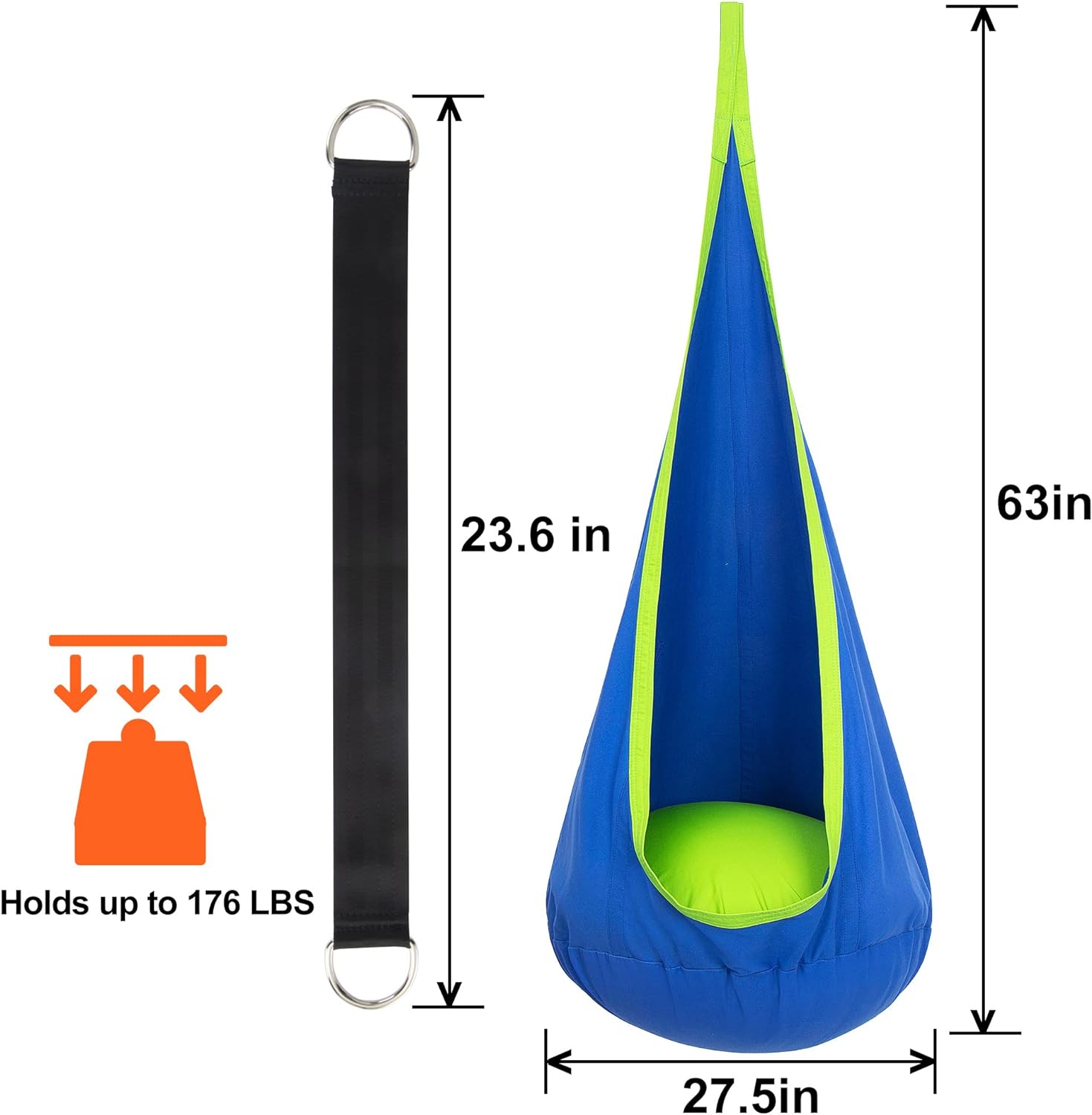 Sedia a Dondolo Comfort – Design Rilassante e Giocoso