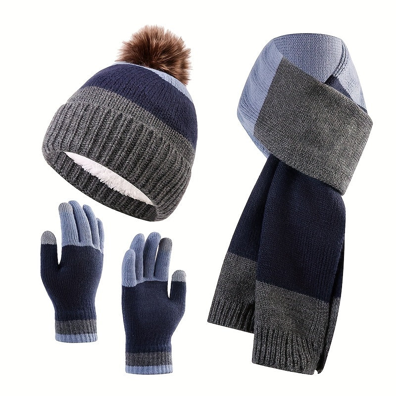 Set Invernale Trendy - Cappello, Scarf e Guanti per Giornate Fredde