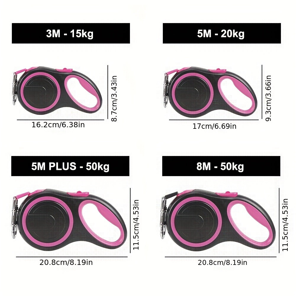 Guinzaglio Retrattile Regolabile per Cani – Durevole e Facile da Usare per Cani di Media e Grande Taglia