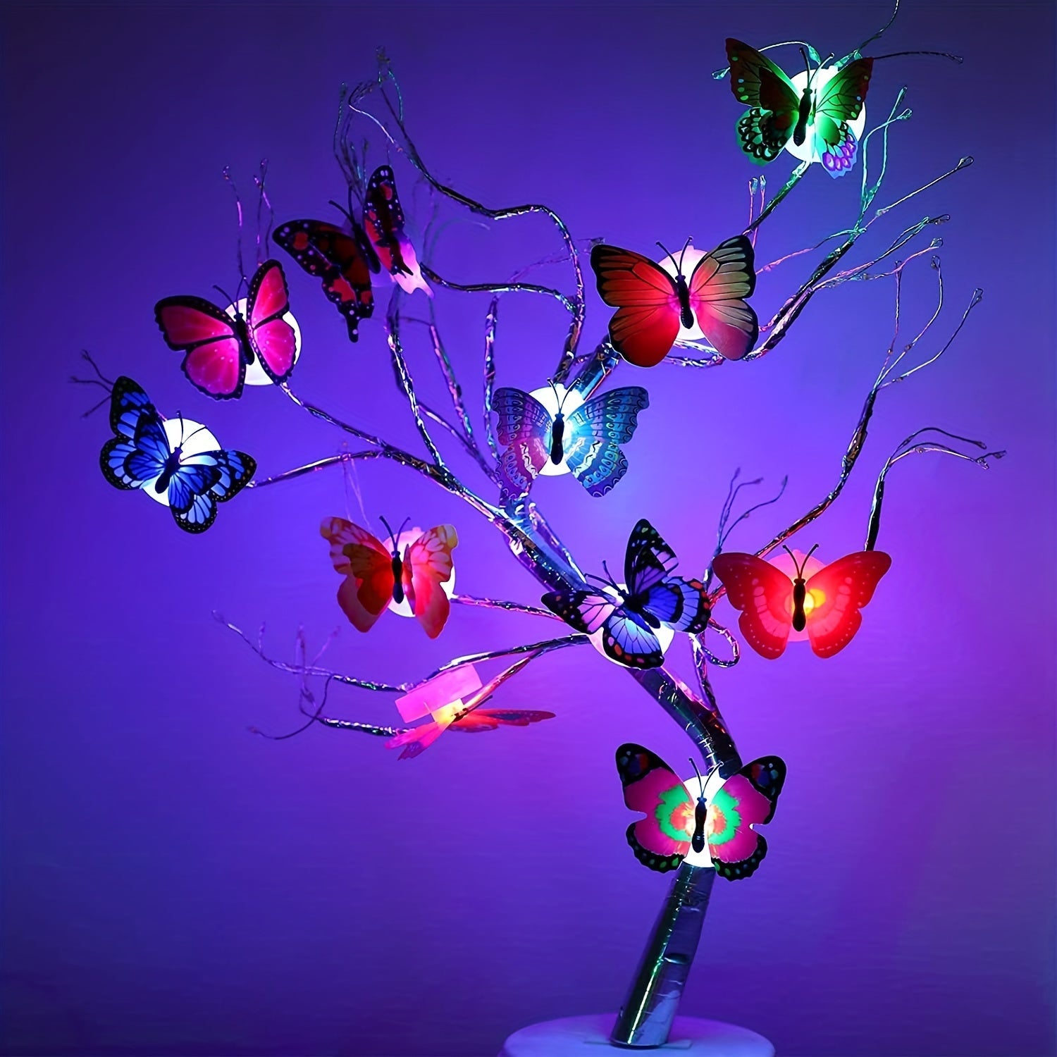 Lampade LED ButterflyGlow - Magica Illuminazione 3D a Farfalla
