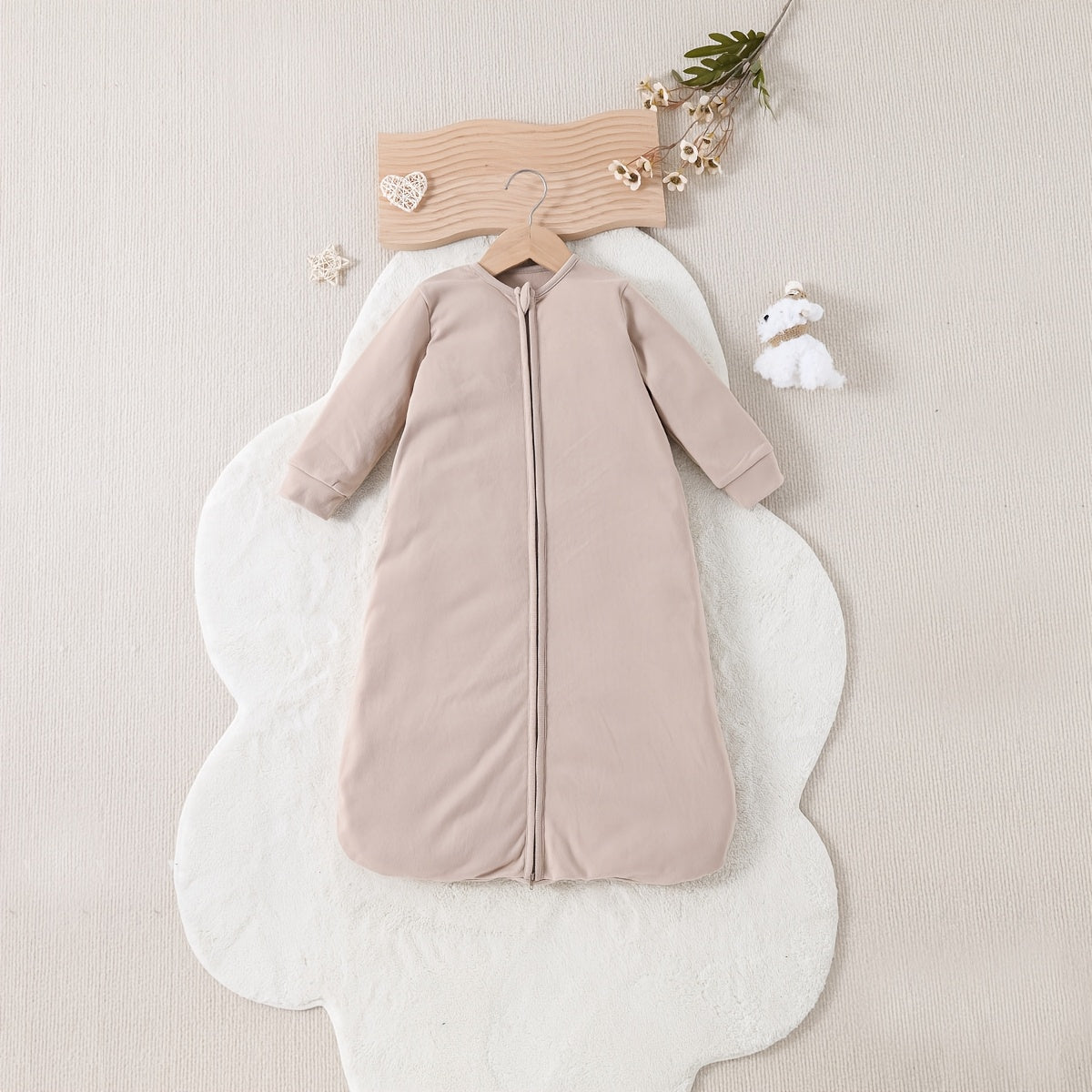 Sacco a Pelo per Bambini Tutto L'Anno con Maniche – Sonno Confortevole e Sicuro per i Piccoli