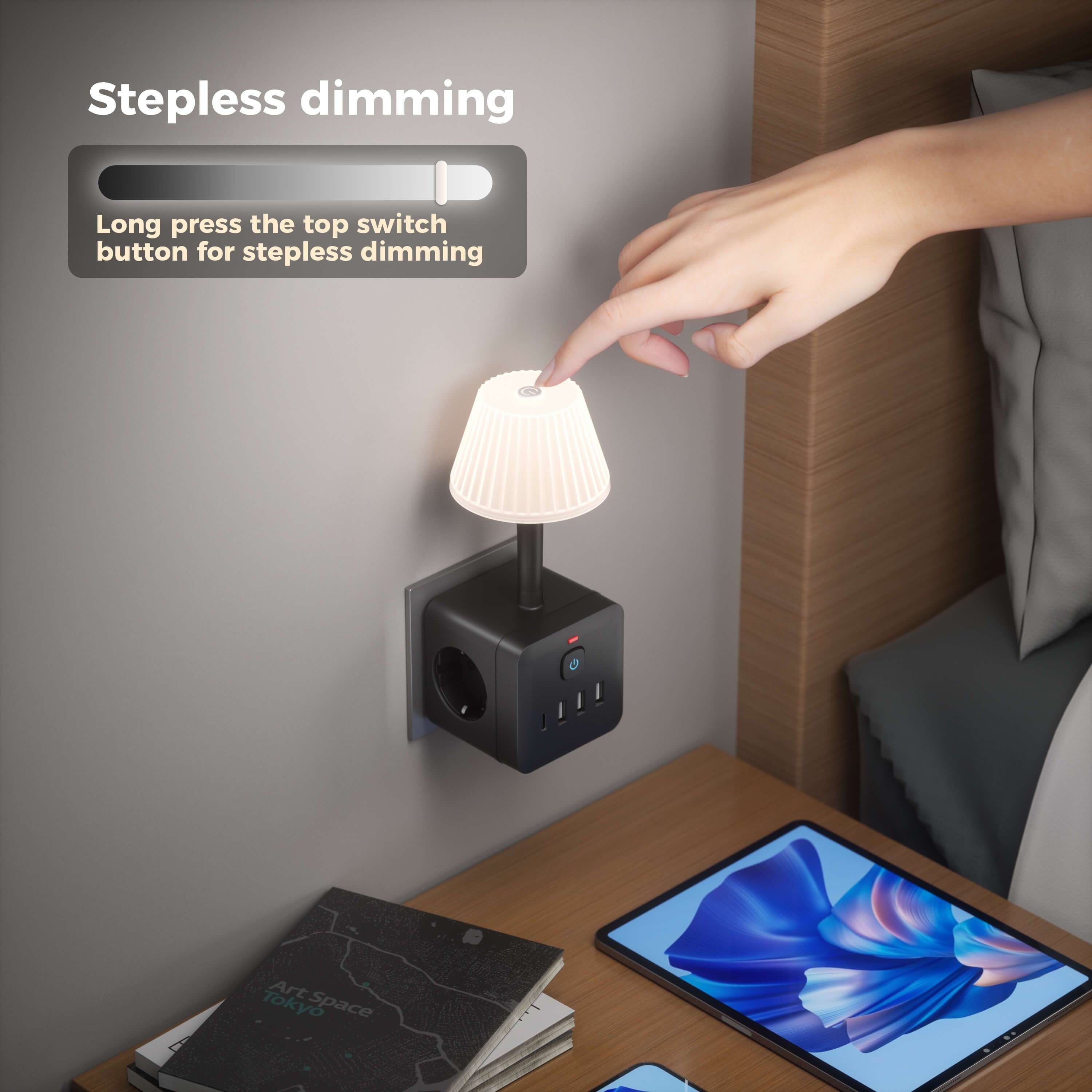 Lampada Notturna Smart 8-in-1 - Per Soluzioni Intelligenti e Illuminazione