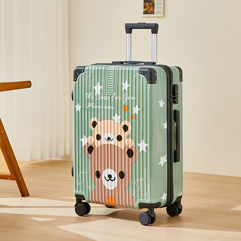 Valigia Luxe Graffiti a Tema Spazio – Valigia da 24 Pollici con Ruote Spinner e Serratura TSA