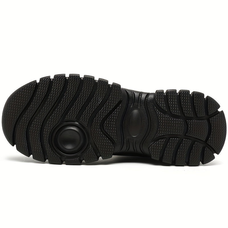 Stivali da Lavoro Sicuri per Uomini con Punta in Acciaio e Fleece – Resistente e Antipunctura