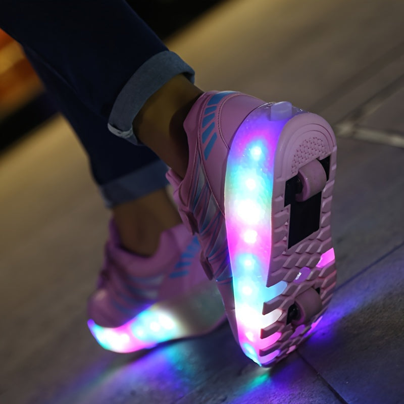 LightYoung Sneakers Roller Illuminate - Per Bambini che Amano Muoversi
