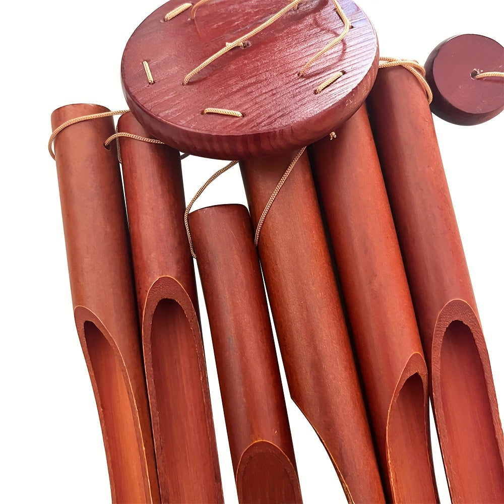 Campana a Vento in Bambù Fatta a Mano – Ideale per Esterni e Interni con Suoni Rilassanti